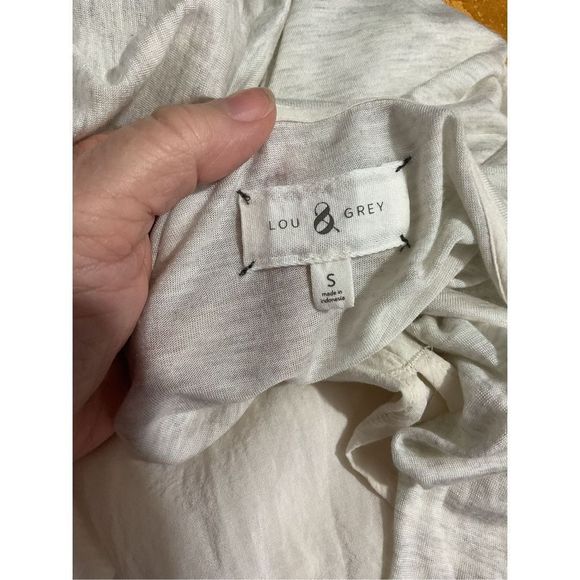 Lou & Grey Size Small Cream Boho Top 🌿💕 - Picture 3 of 14